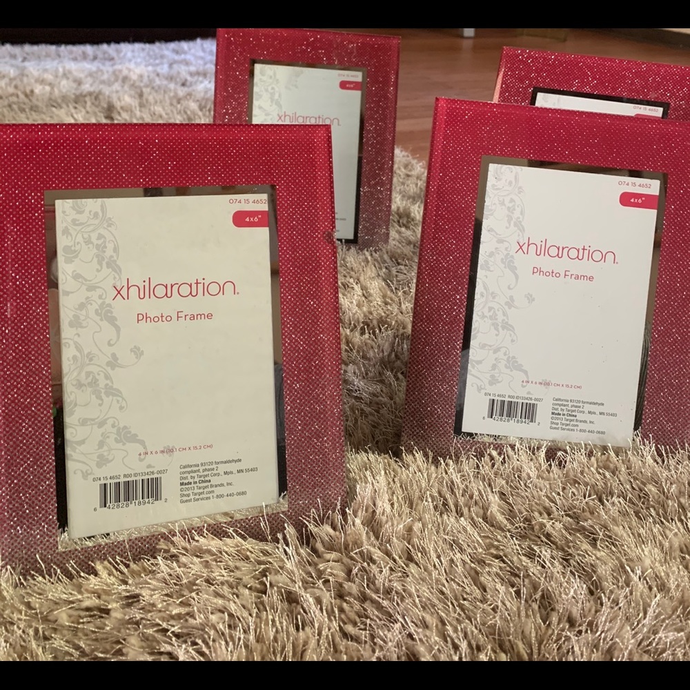 Glass two tone picture frames